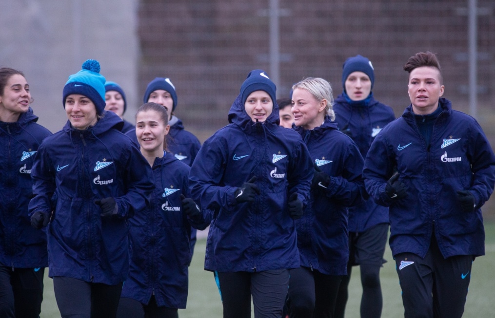 Учебно-тренировочный сбор ЖФК «Зенит»: 13 марта, вечерняя тренировка