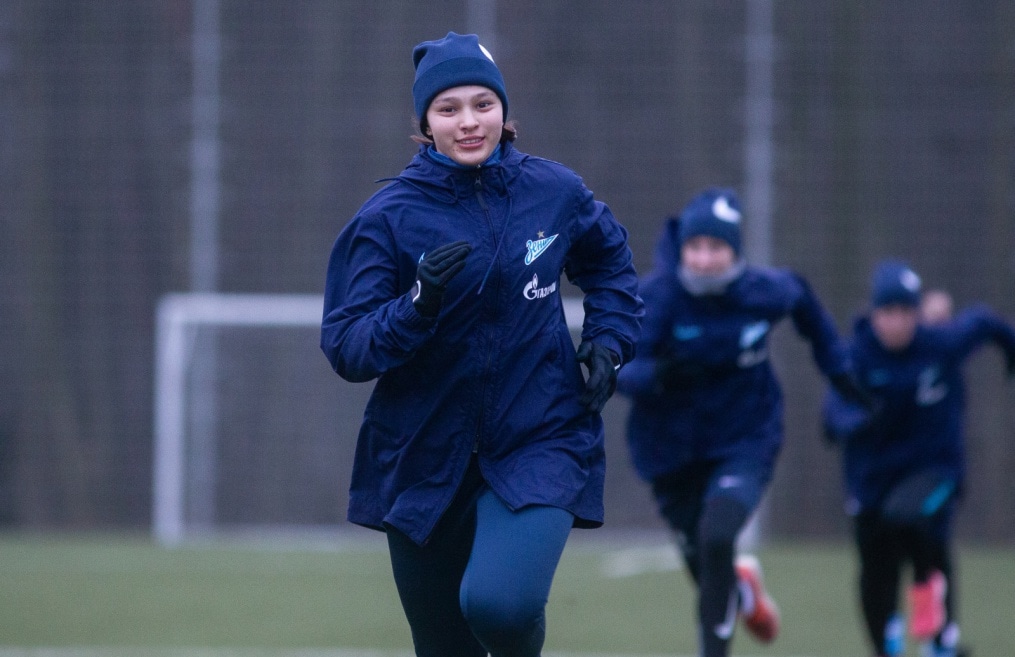 Учебно-тренировочный сбор ЖФК «Зенит»: 13 марта, вечерняя тренировка