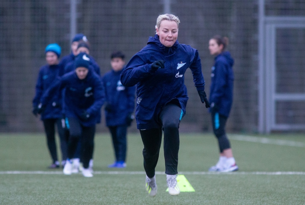 Учебно-тренировочный сбор ЖФК «Зенит»: 13 марта, вечерняя тренировка