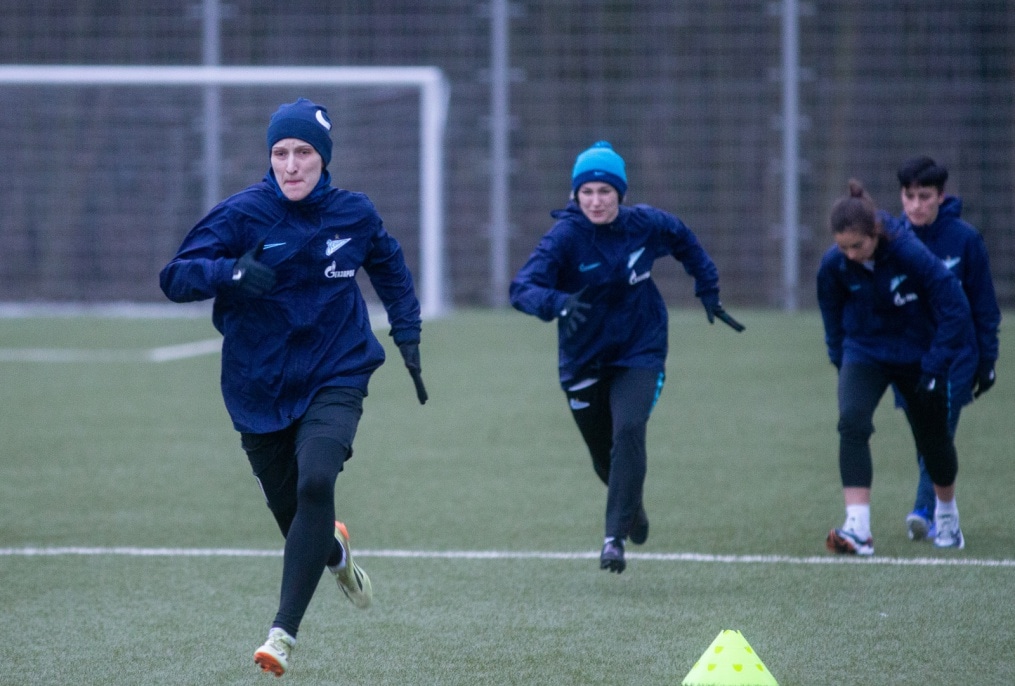 Учебно-тренировочный сбор ЖФК «Зенит»: 13 марта, вечерняя тренировка