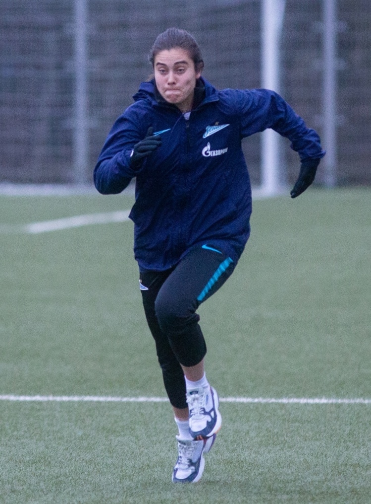 Учебно-тренировочный сбор ЖФК «Зенит»: 13 марта, вечерняя тренировка