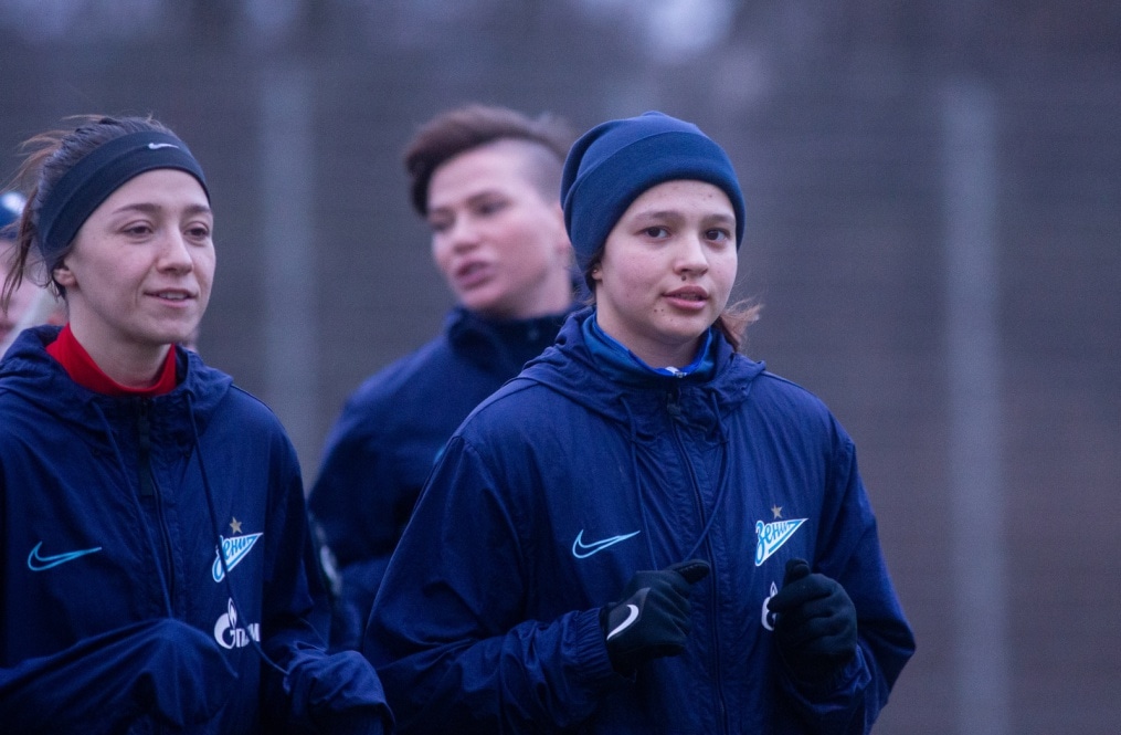 Учебно-тренировочный сбор ЖФК «Зенит»: 13 марта, вечерняя тренировка