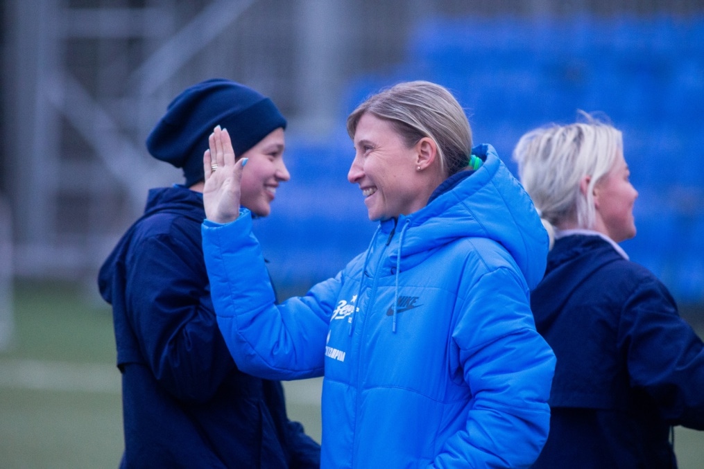 Учебно-тренировочный сбор ЖФК «Зенит»: 13 марта, вечерняя тренировка