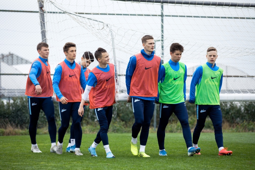 Второй зимний сбор «Зенита»-м в Турции: 13 февраля, утренняя тренировка