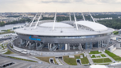 Оформление стадиона «Газпром Арена»
