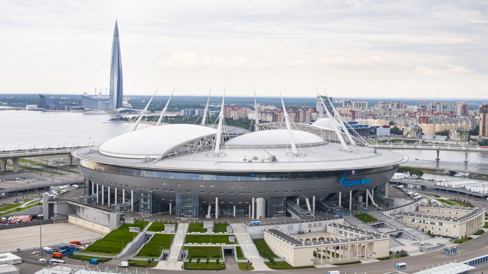 Оформление стадиона «Газпром Арена»