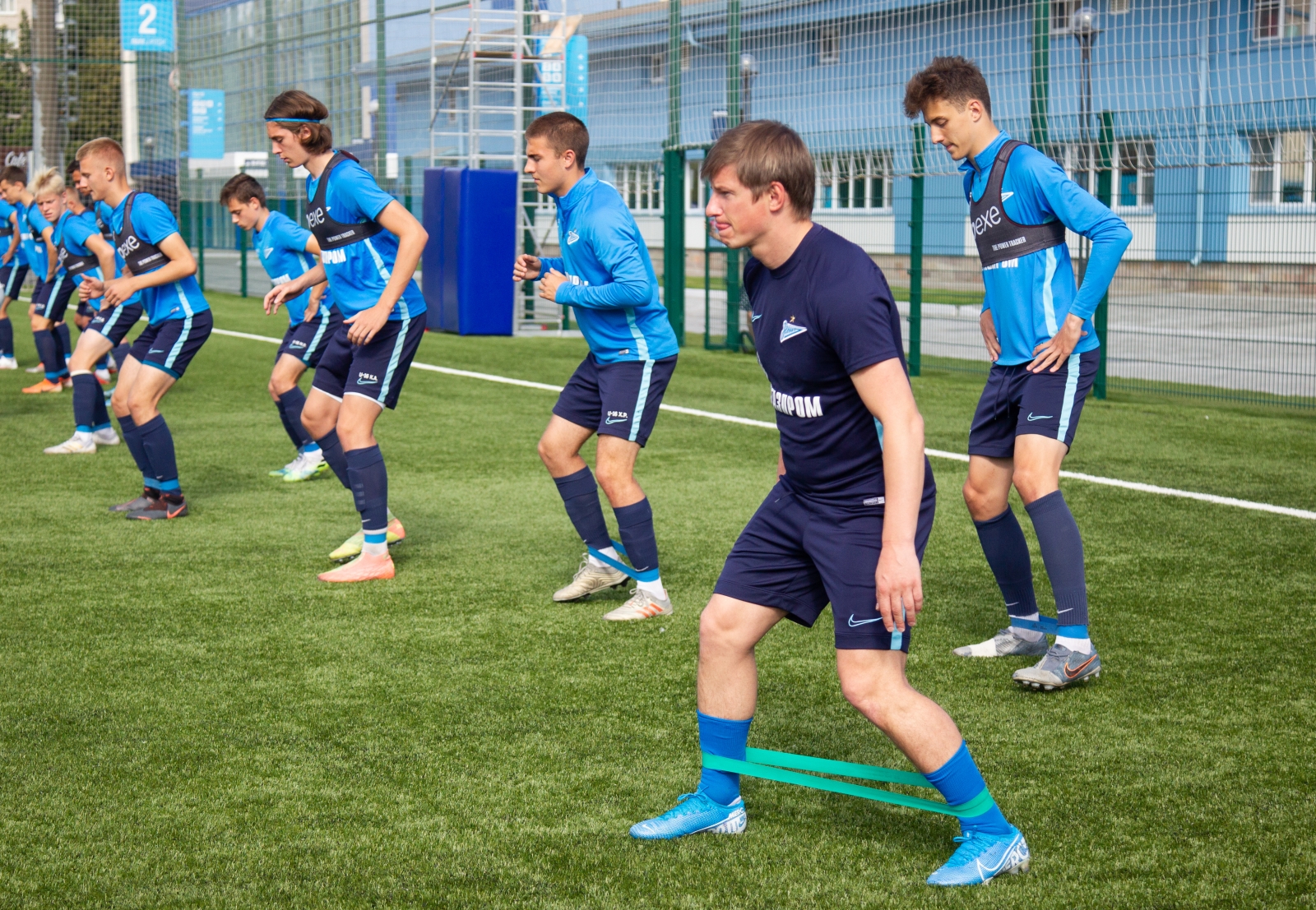 Андрей Аршавин принял участие в тренировке команды «Газпром»-Академии U-17