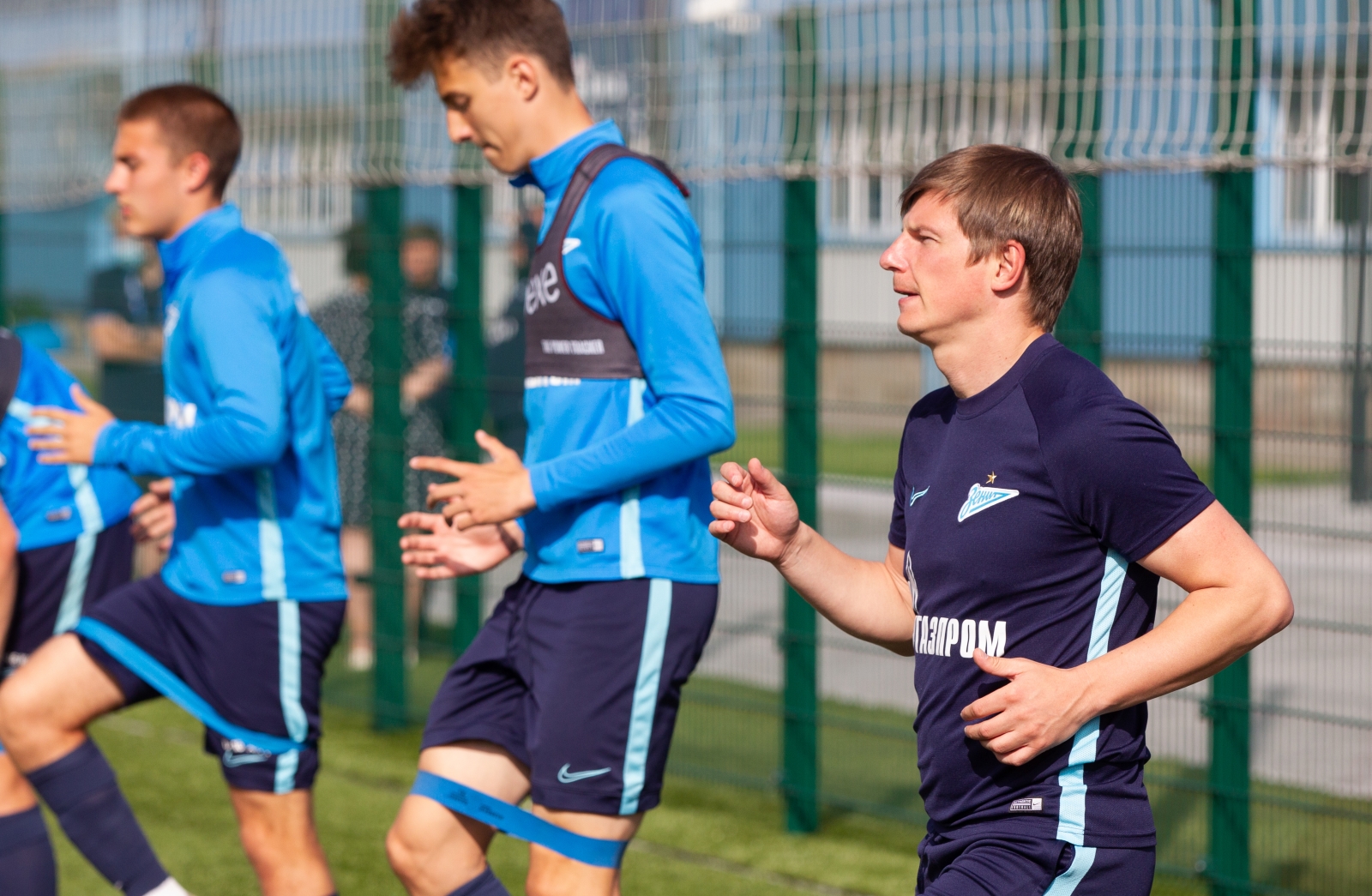 Андрей Аршавин принял участие в тренировке команды «Газпром»-Академии U-17