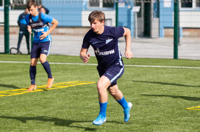 Андрей Аршавин принял участие в тренировке команды «Газпром»-Академии U-17