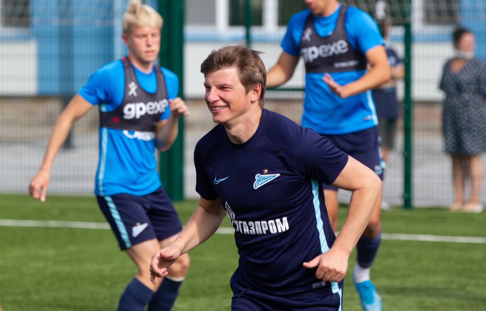 Андрей Аршавин принял участие в тренировке команды «Газпром»-Академии U-17
