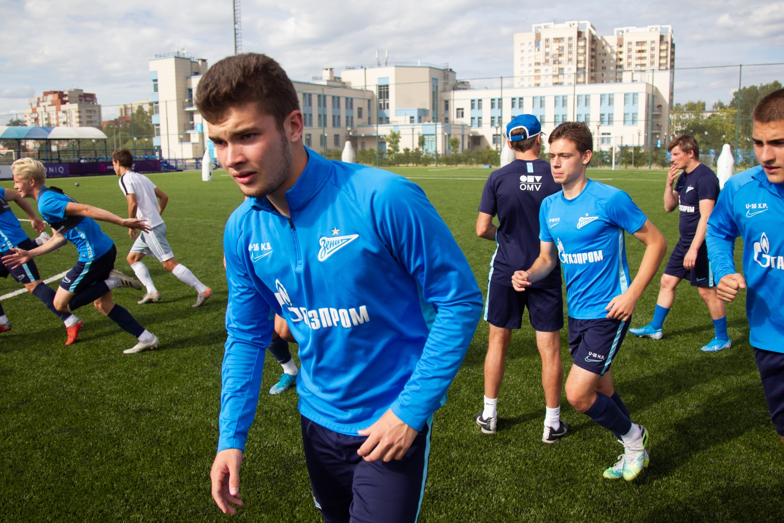 Андрей Аршавин принял участие в тренировке команды «Газпром»-Академии U-17