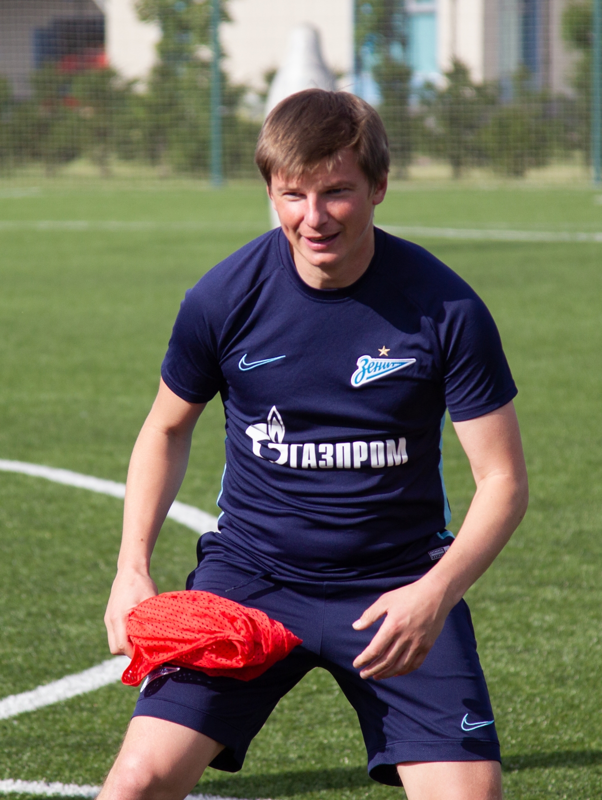 Андрей Аршавин принял участие в тренировке команды «Газпром»-Академии U-17