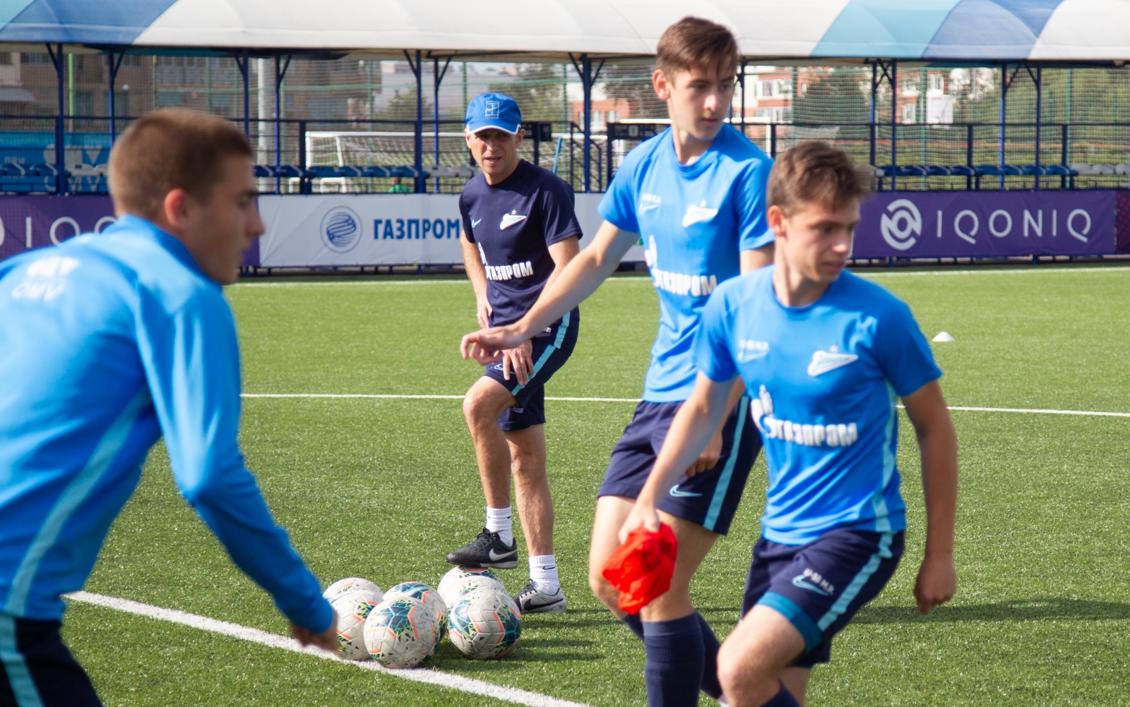 Андрей Аршавин принял участие в тренировке команды «Газпром»-Академии U-17
