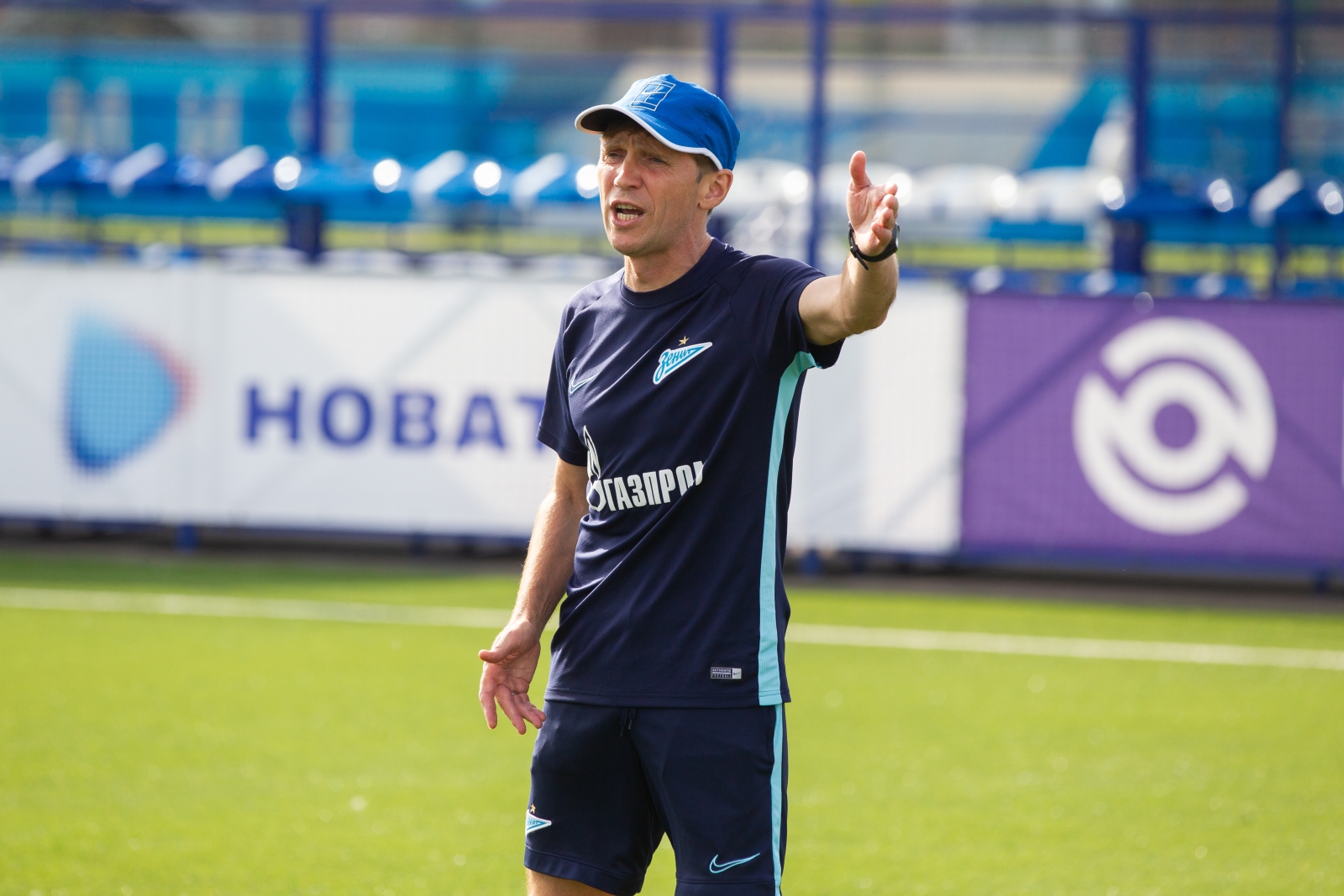 Андрей Аршавин принял участие в тренировке команды «Газпром»-Академии U-17