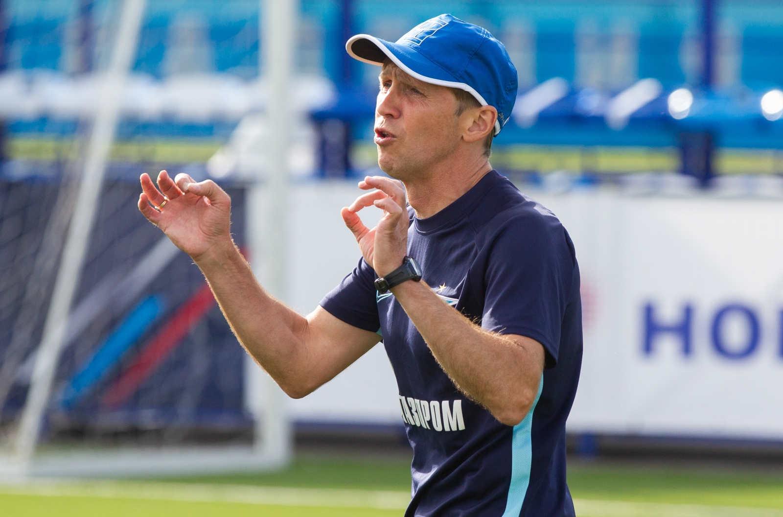 Андрей Аршавин принял участие в тренировке команды «Газпром»-Академии U-17