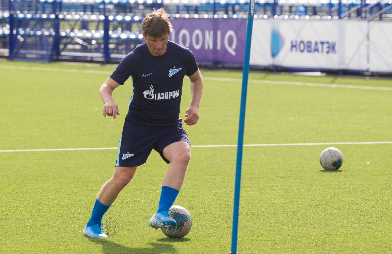 Андрей Аршавин принял участие в тренировке команды «Газпром»-Академии U-17