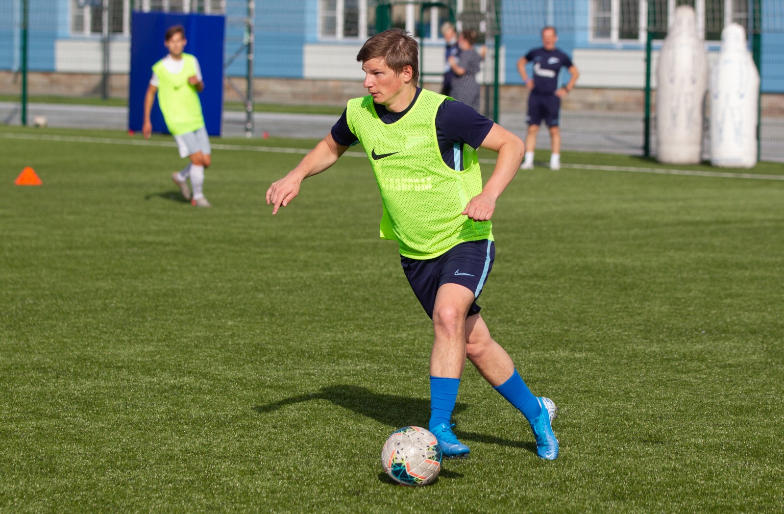 Андрей Аршавин принял участие в тренировке команды «Газпром»-Академии U-17