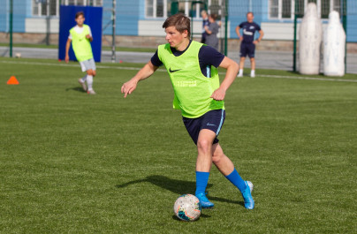 Андрей Аршавин принял участие в тренировке команды «Газпром»-Академии U-17