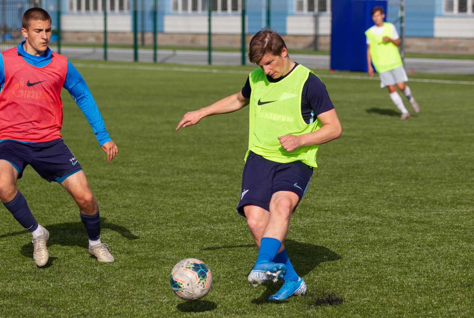 Андрей Аршавин принял участие в тренировке команды «Газпром»-Академии U-17