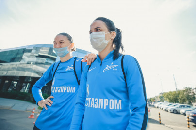 Тренировка женской команды в Красноярске