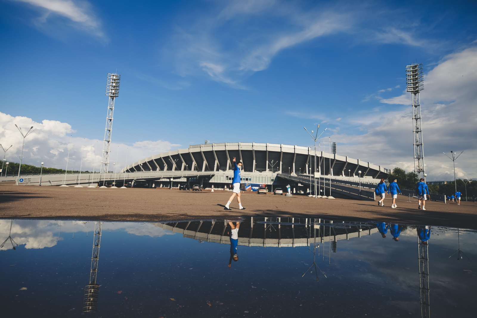 Тренировка женской команды в Красноярске