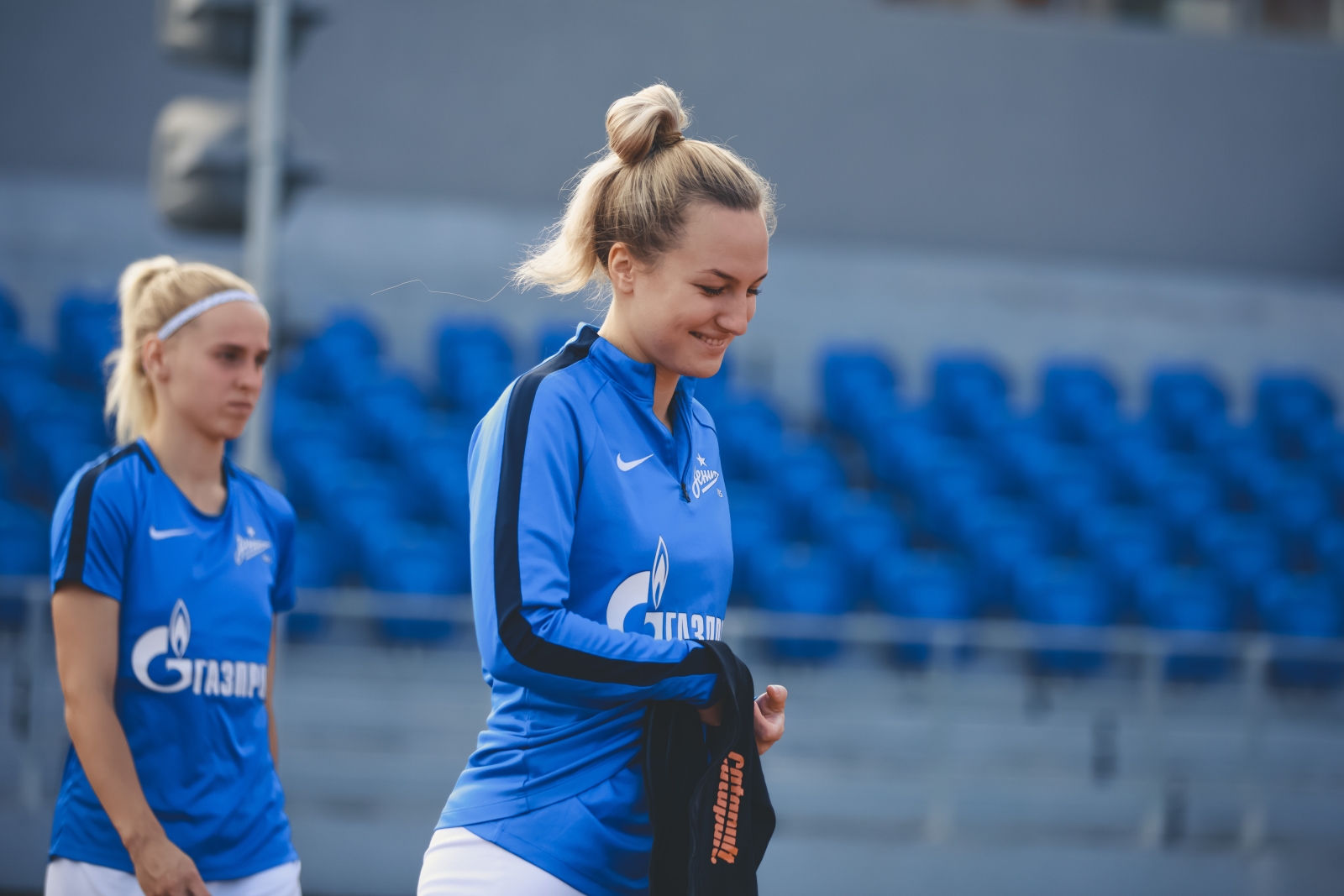 Тренировка женской команды в Красноярске