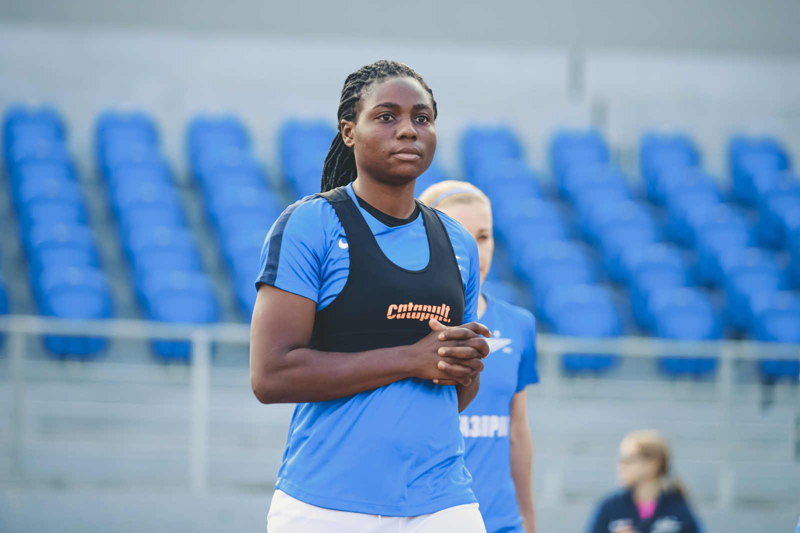 Тренировка женской команды в Красноярске