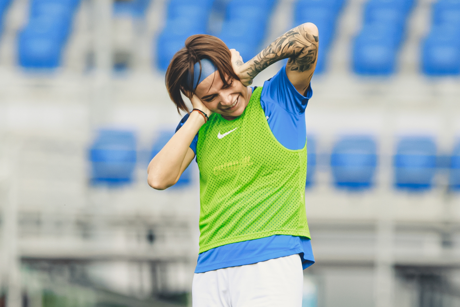 Тренировка женской команды в Красноярске