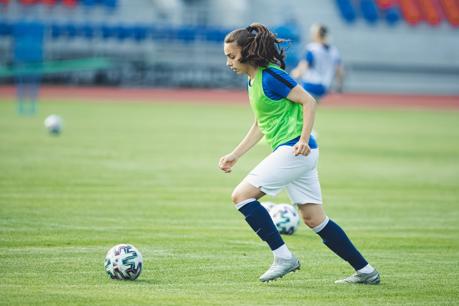 Тренировка женской команды в Красноярске