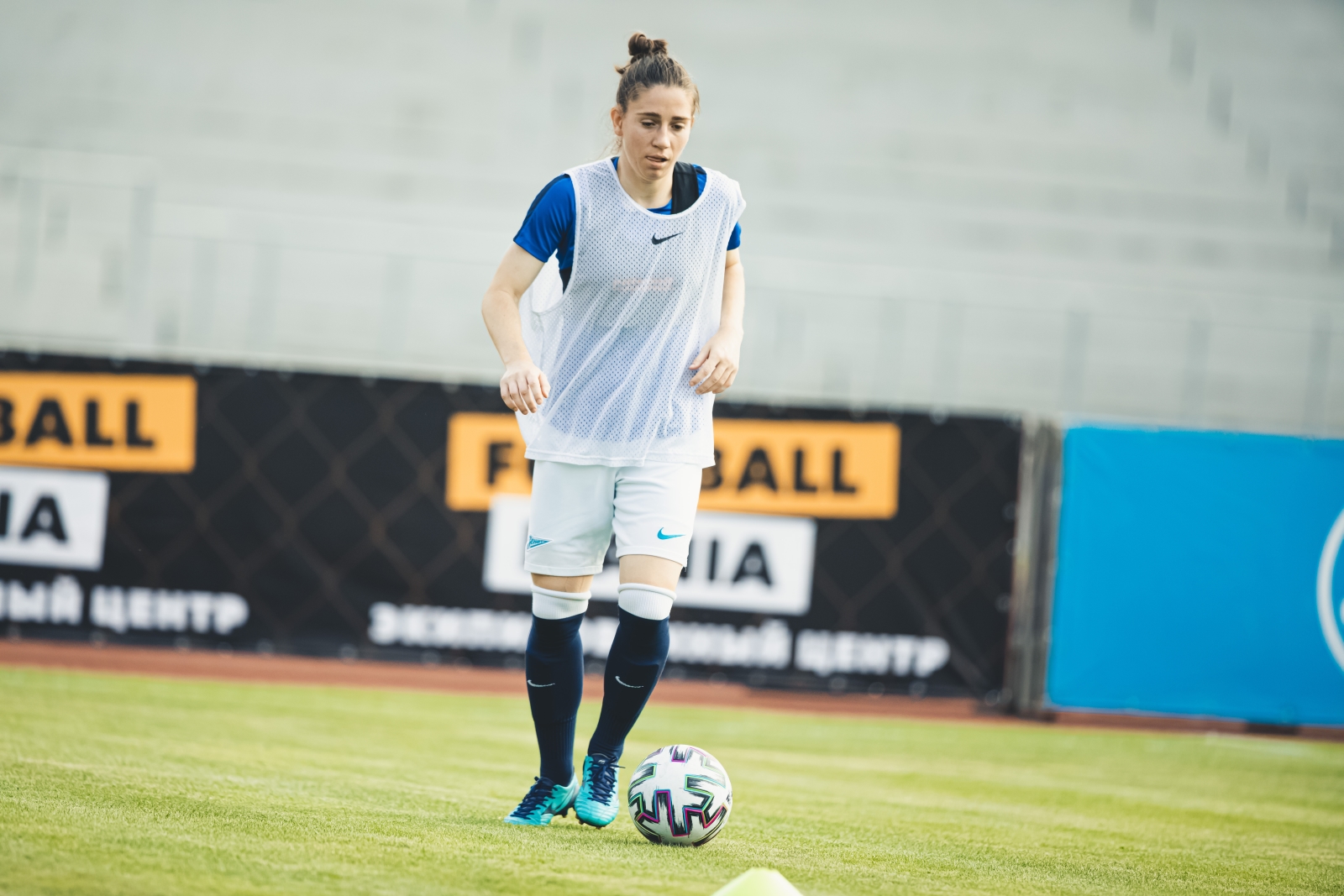 Тренировка женской команды в Красноярске