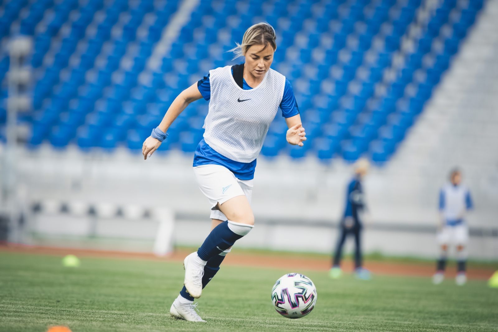 Тренировка женской команды в Красноярске