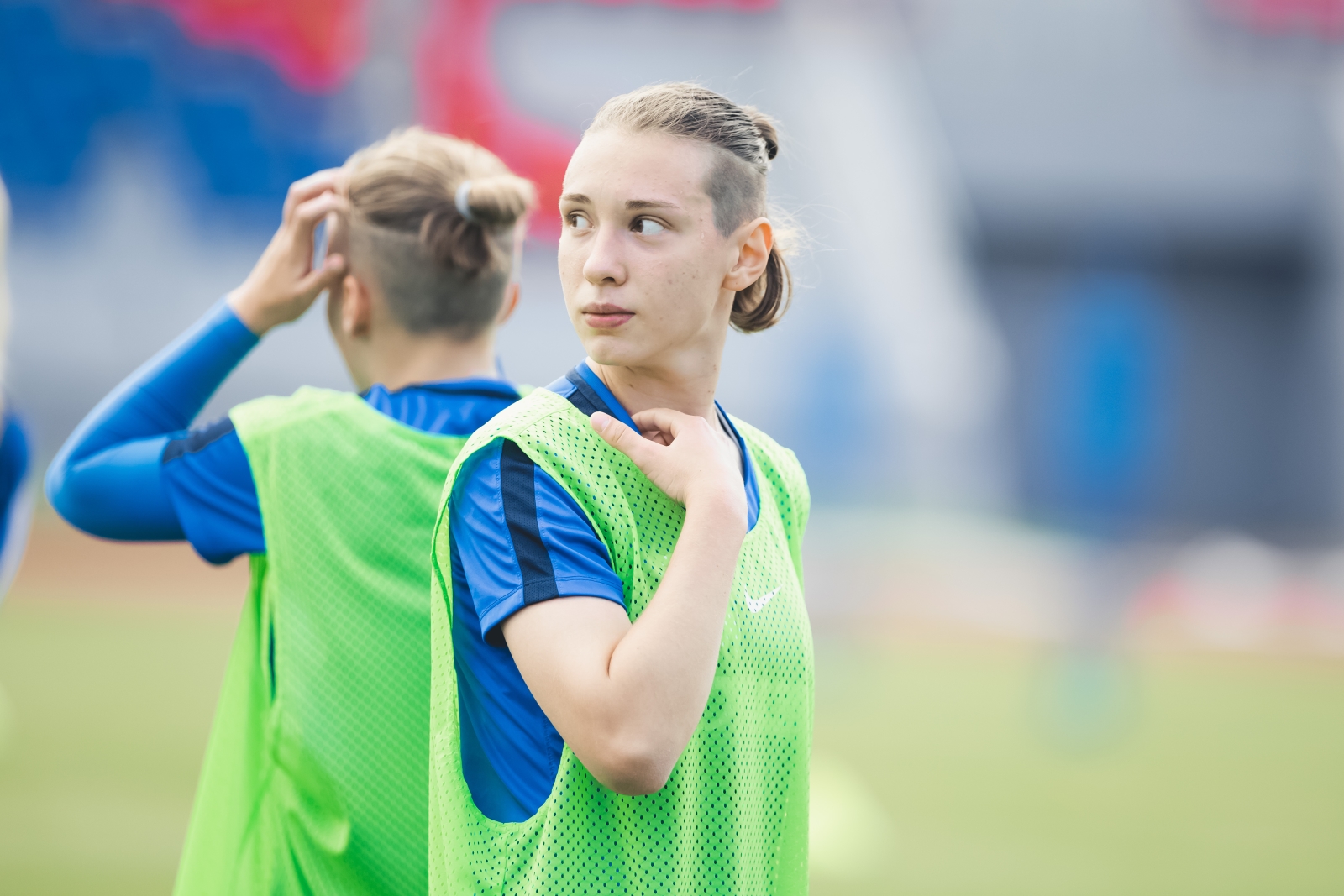 Тренировка женской команды в Красноярске