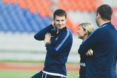 Тренировка женской команды в Красноярске