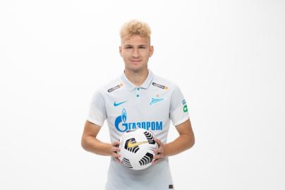 Фотосессия футболистов и тренеров основного состава ФК «Зенит» сезона 2020/21