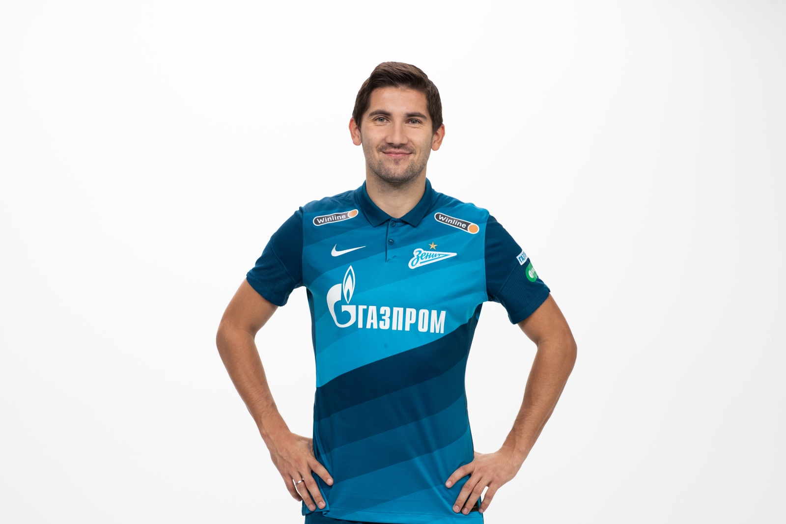 Фотосессия футболистов и тренеров основного состава ФК «Зенит» сезона 2020/21