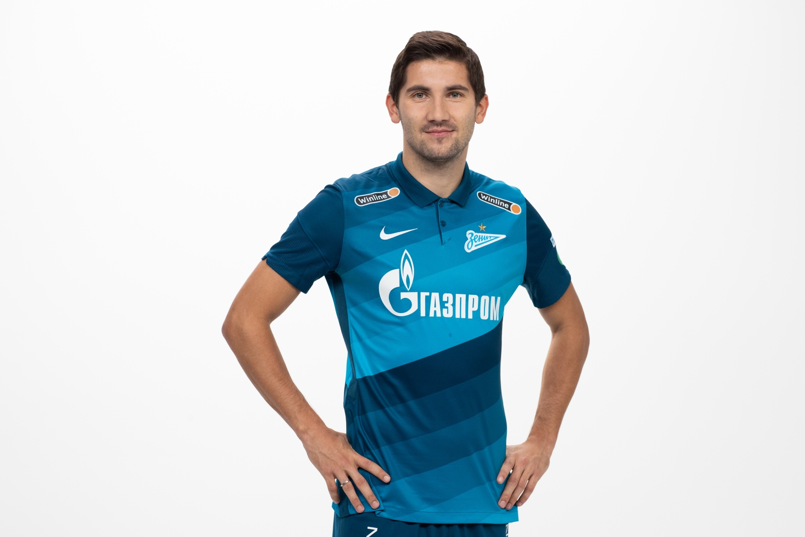 Фотосессия футболистов и тренеров основного состава ФК «Зенит» сезона 2020/21