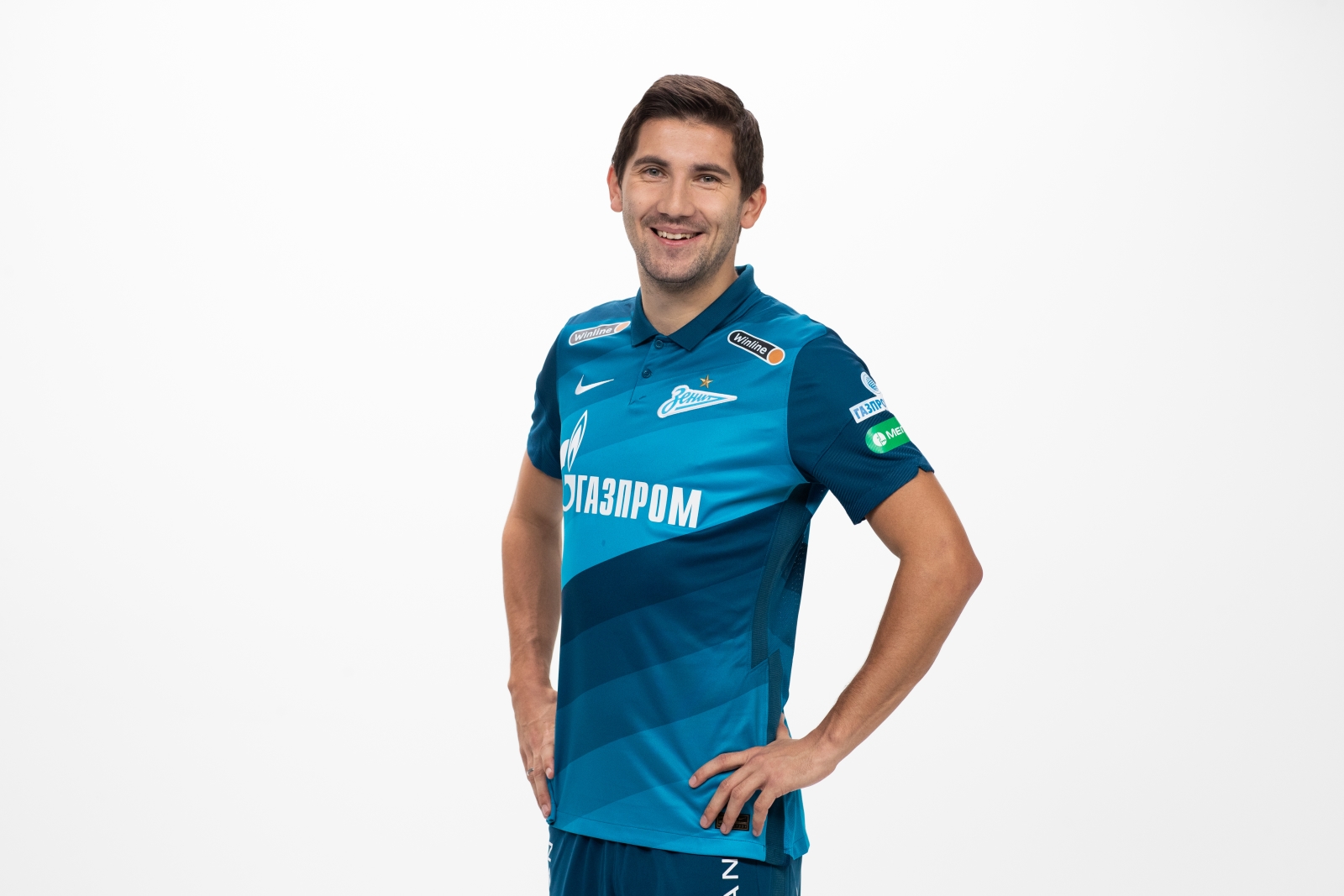 Фотосессия футболистов и тренеров основного состава ФК «Зенит» сезона 2020/21