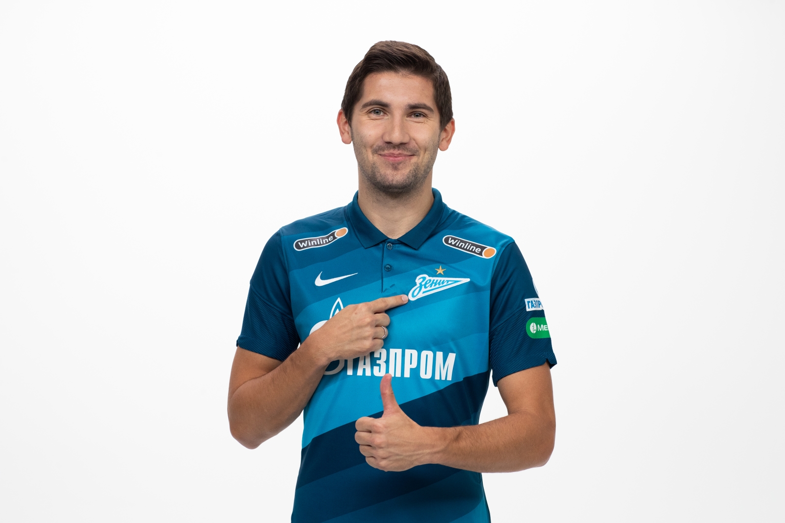 Фотосессия футболистов и тренеров основного состава ФК «Зенит» сезона 2020/21