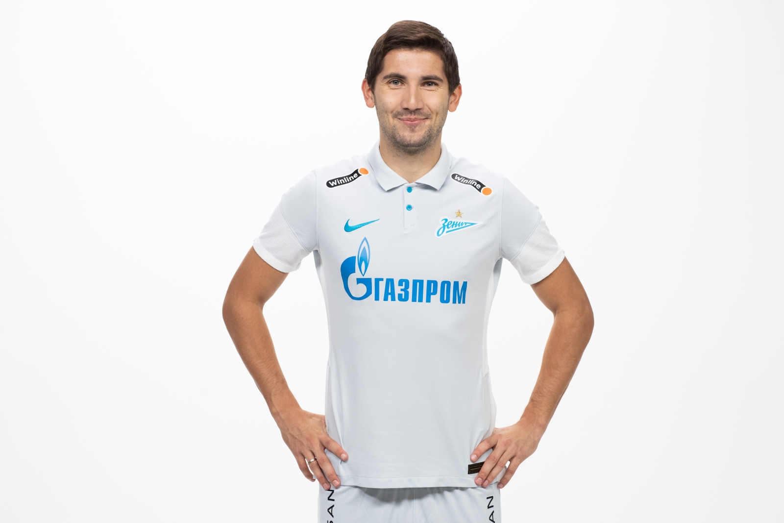 Фотосессия футболистов и тренеров основного состава ФК «Зенит» сезона 2020/21