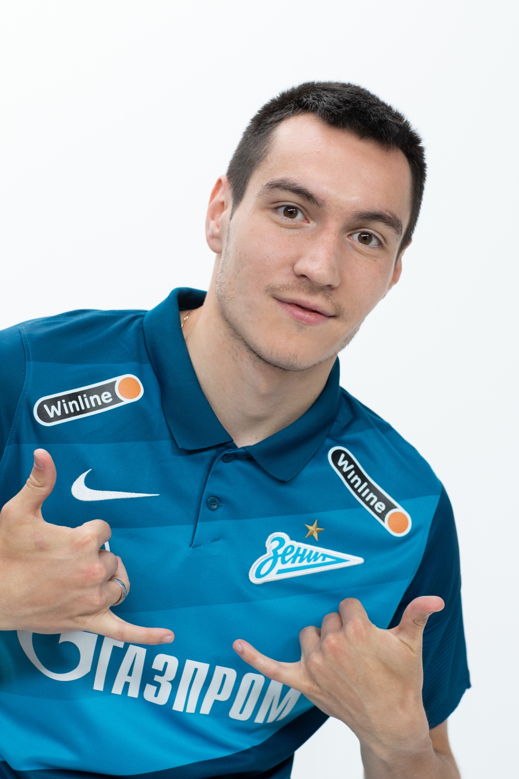 Фотосессия футболистов и тренеров основного состава ФК «Зенит» сезона 2020/21