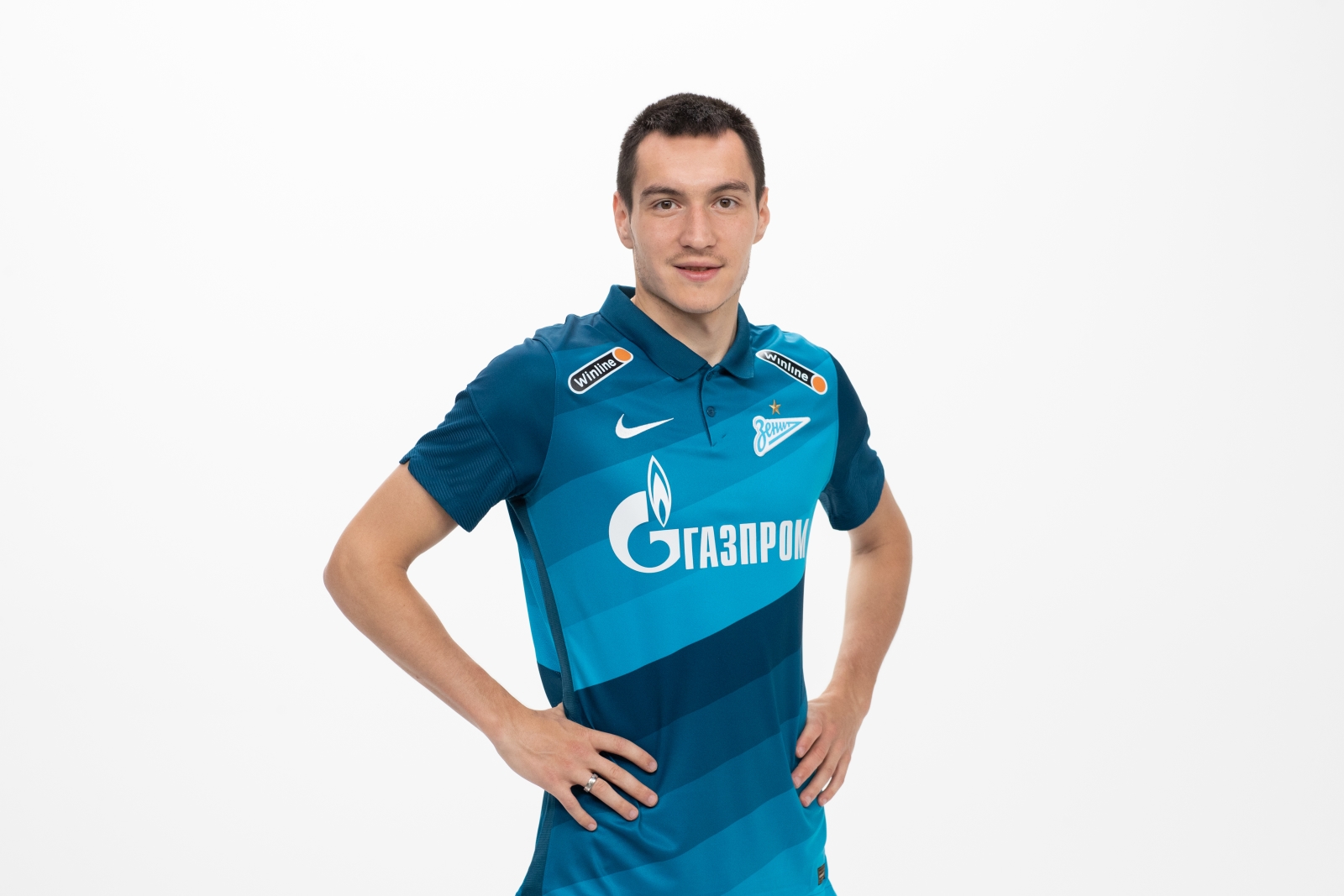 Фотосессия футболистов и тренеров основного состава ФК «Зенит» сезона 2020/21