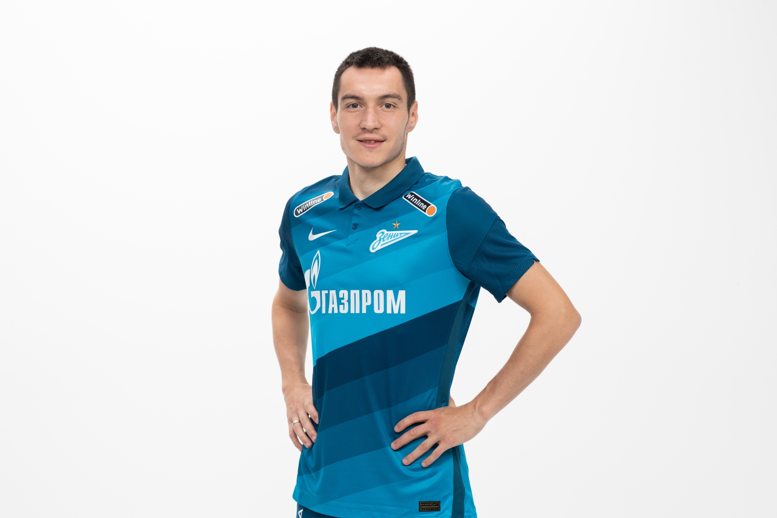 Фотосессия футболистов и тренеров основного состава ФК «Зенит» сезона 2020/21