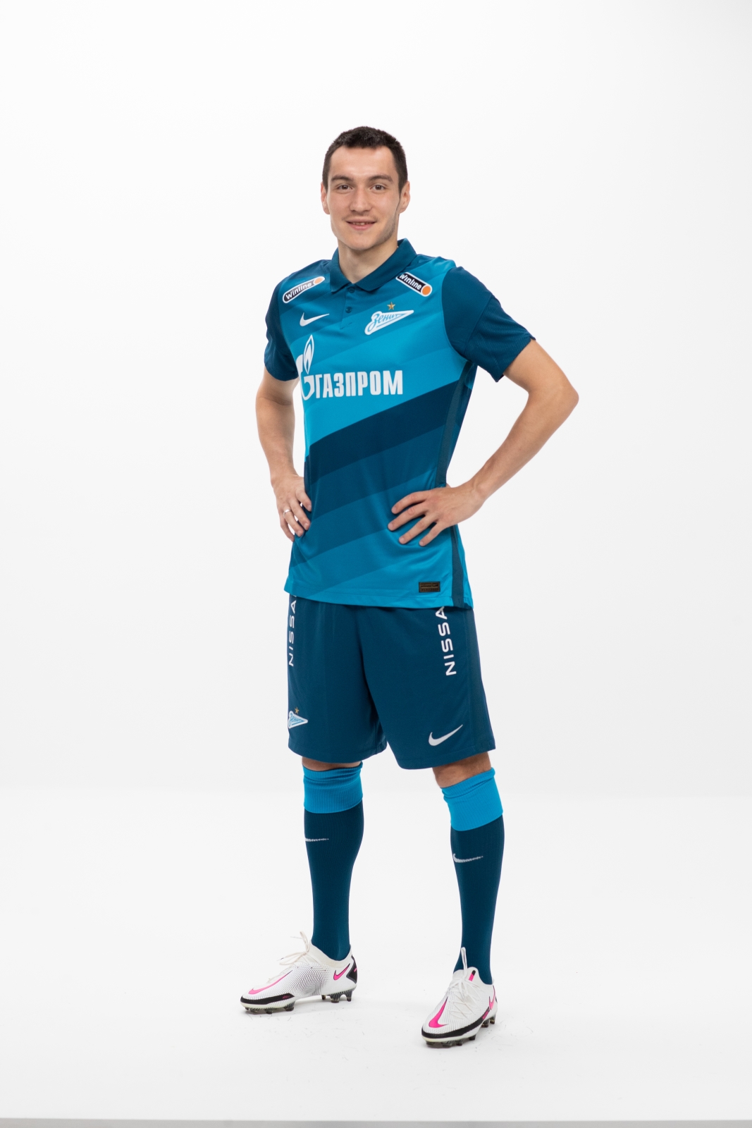 Фотосессия футболистов и тренеров основного состава ФК «Зенит» сезона 2020/21