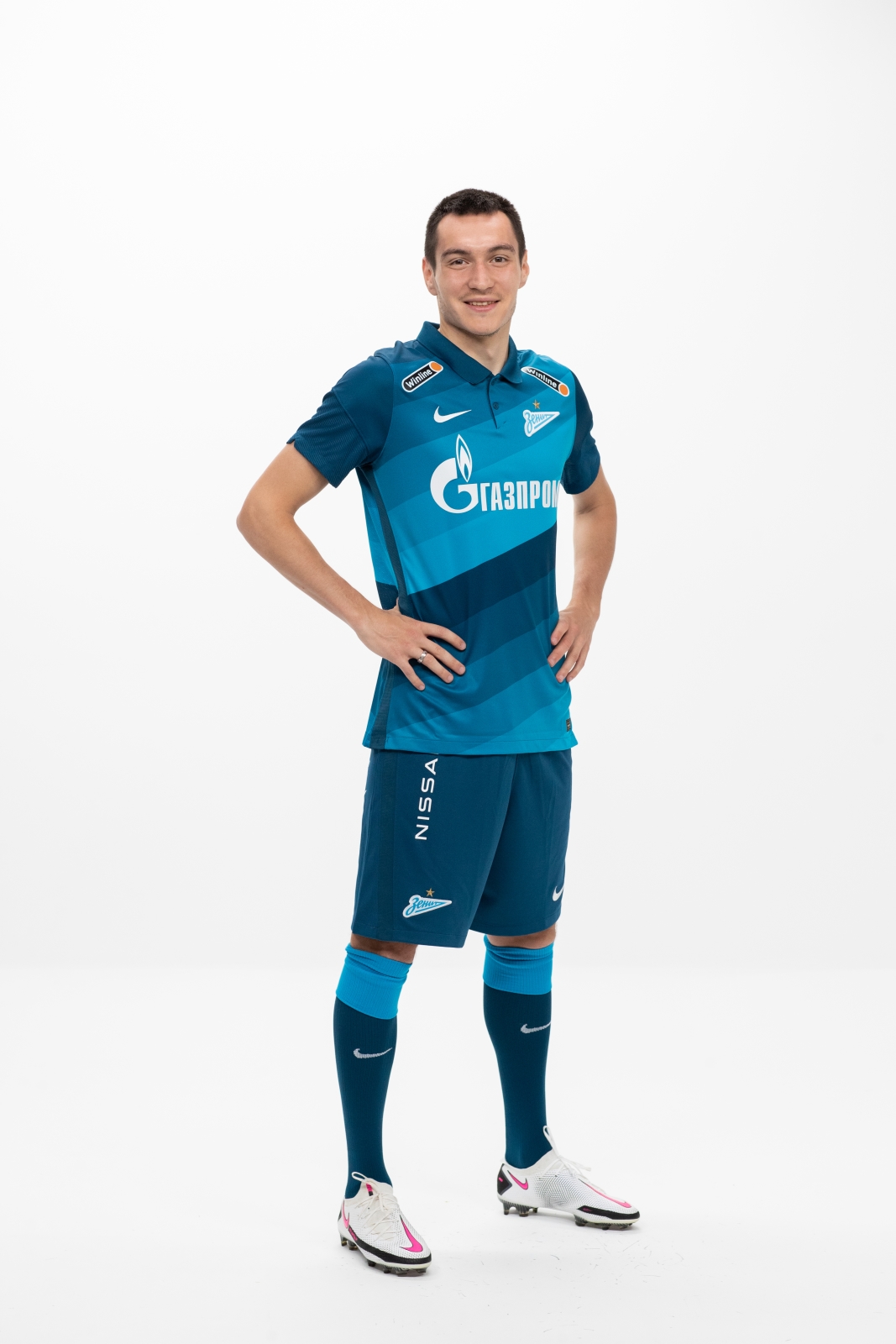 Фотосессия футболистов и тренеров основного состава ФК «Зенит» сезона 2020/21