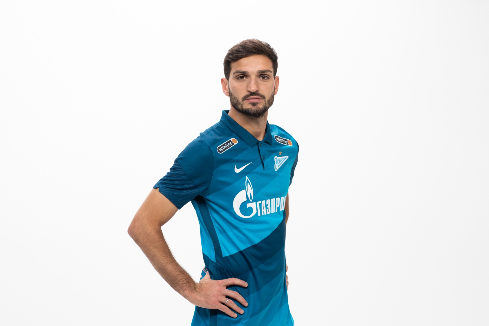 Фотосессия футболистов и тренеров основного состава ФК «Зенит» сезона 2020/21