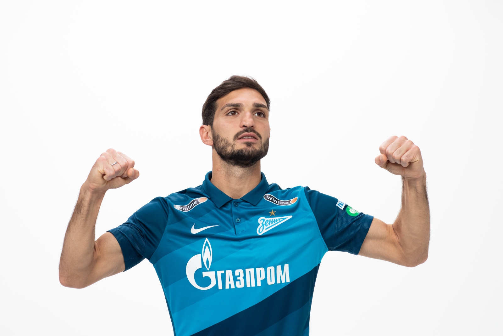 Фотосессия футболистов и тренеров основного состава ФК «Зенит» сезона 2020/21