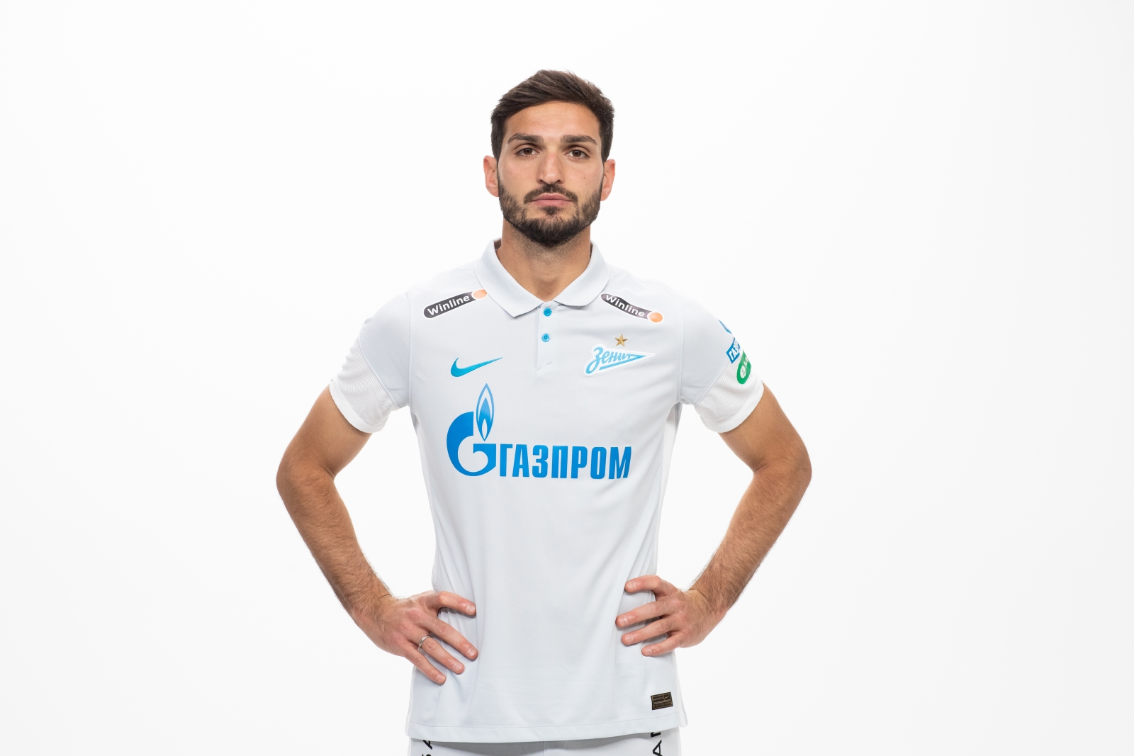 Фотосессия футболистов и тренеров основного состава ФК «Зенит» сезона 2020/21