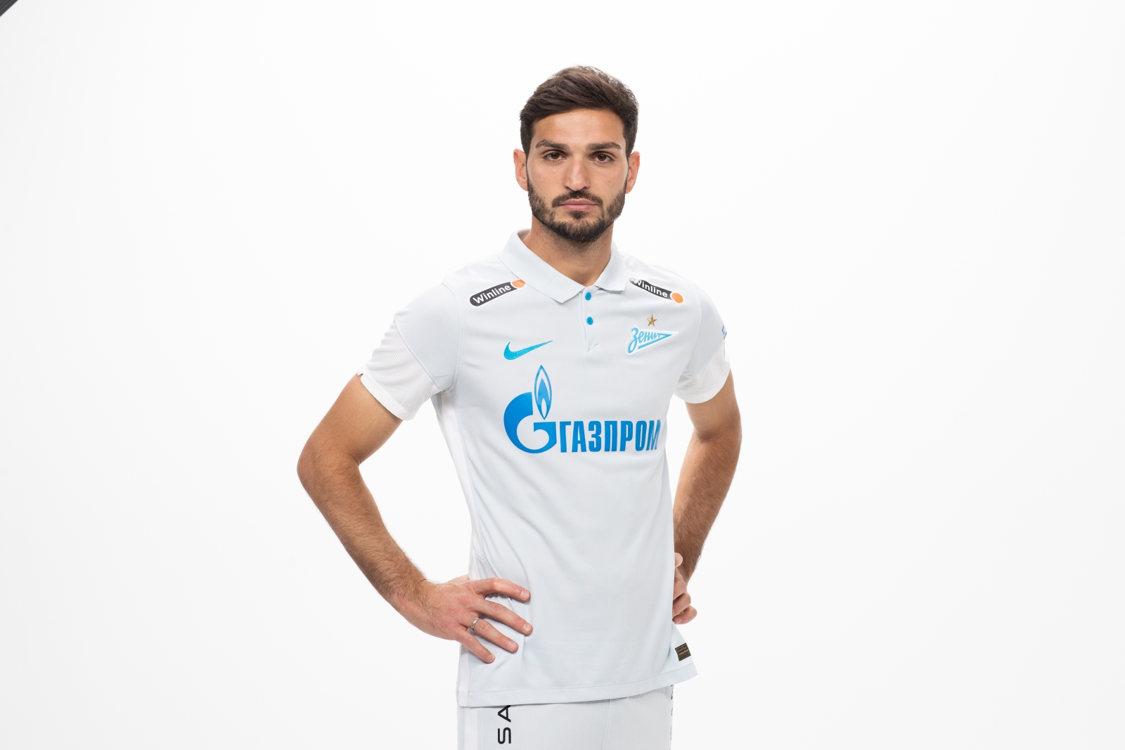 Фотосессия футболистов и тренеров основного состава ФК «Зенит» сезона 2020/21