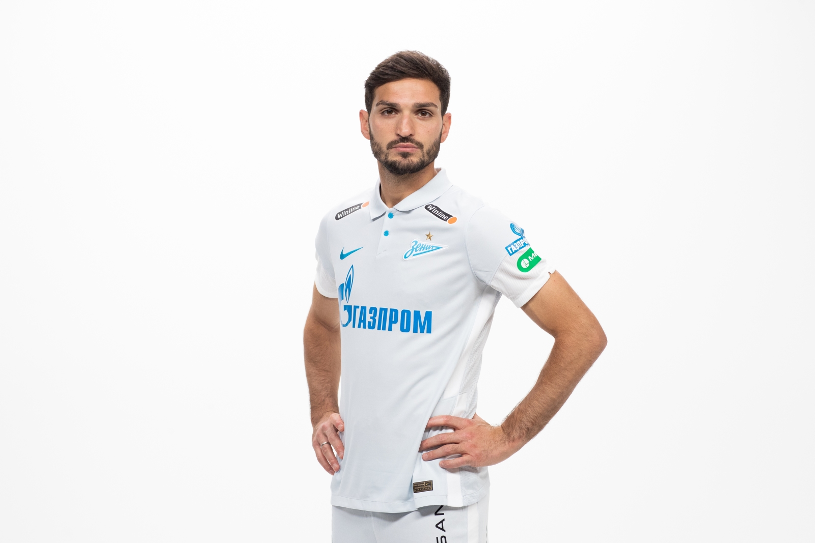 Фотосессия футболистов и тренеров основного состава ФК «Зенит» сезона 2020/21