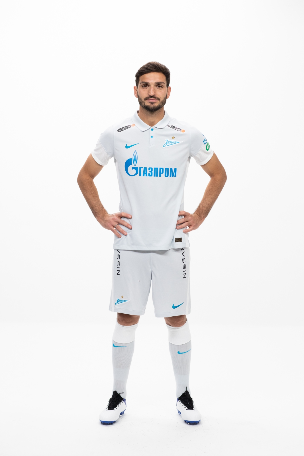 Фотосессия футболистов и тренеров основного состава ФК «Зенит» сезона 2020/21